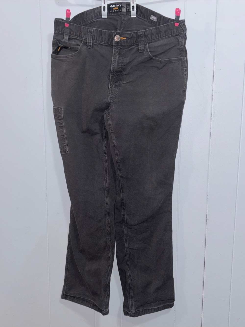 Ariat Men's Dark Gray Straight Jeans